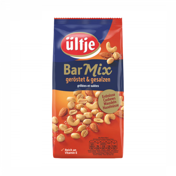 Ueltje Bar Mix Erdnuesse, Cashews, Mandeln, Haselnuesse, geroestet und gesalzen, 1kg